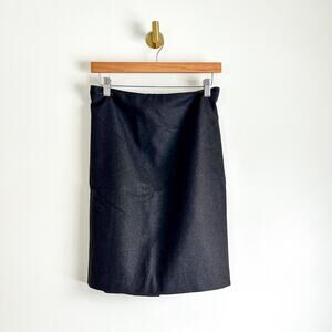 Miu Miu Vintage Y2K Wool High Waist Pencil Skirt Black 40 $850